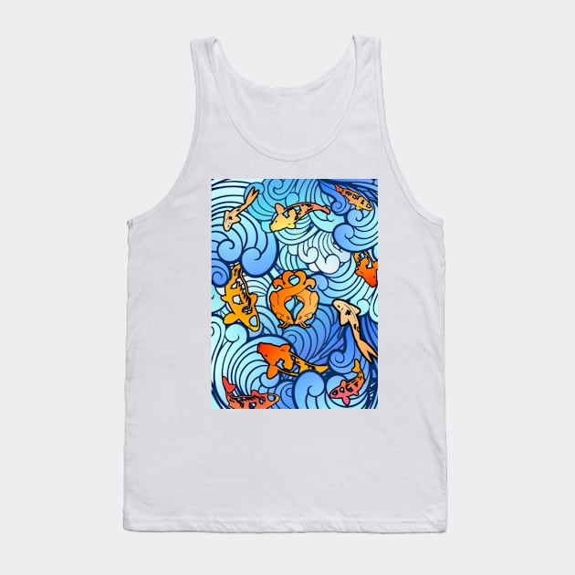 Don't Play Koi Tank Top by BoneArtPetite